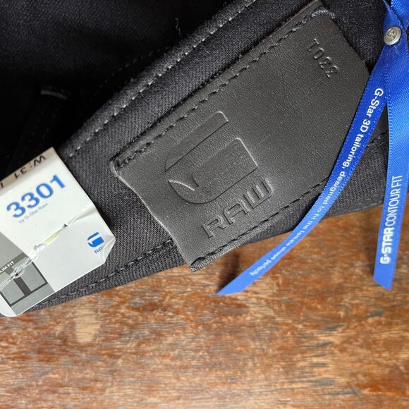 G-Star Raw 3301 Slim Fit Black | W: 31 L: 30 | New with Tags - Picture 6 of 8